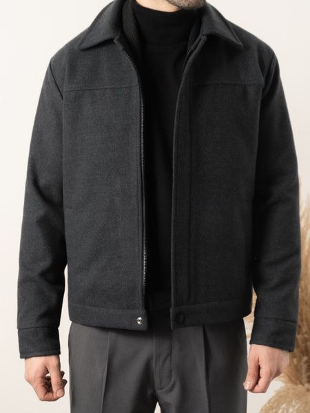 کاپشن فوتر ذغالی کارلوتی کد j202