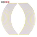 نوار دور طوقه موتور سیکلت مدل W03 بسته 16 عددی