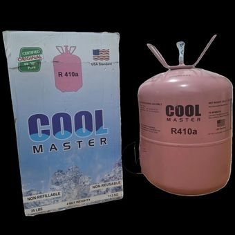 گاز مبرد کمپرسور R410 کول مستر (COOL MASTER) وزن 11.3 - ضمانت اصالت و سلامت و ارسال به کل کشور