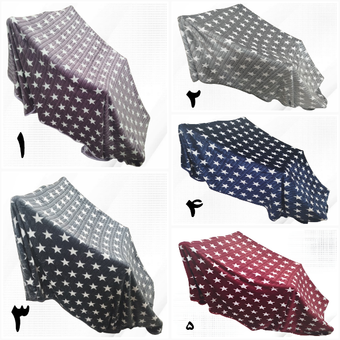 پتوی مسافرتی ژله ای یکنفره ستاره ای نواردار