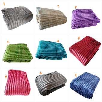 پتو مسافرتی مدل ژله ای پلیسه سایز 200 × 150 سانتی متر