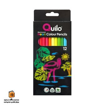 مدادرنگی 12 رنگ نئونی کویلو (Quilo)