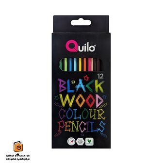 مدادرنگی 12 رنگ Black Wood کویلو (Quilo)