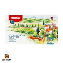 مدادرنگی جعبه فلزی 72 رنگ فونزل (FONZELL)