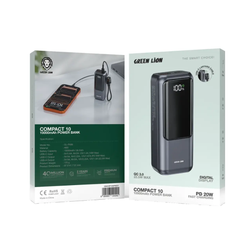پاور بانک گرین لاین GREEN LION COMPACT 10 ظرفیت 10000 میلی آمپر مدل GL-PX89