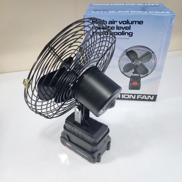 پنکه شارژی 48 ولت توری فلزی مدل FAN LITHIUM 3PIN