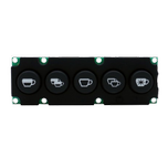 صفحه کلید سیلیکونی اصلی اسپرسوساز کنتی CC200 | پنل دکمه‌ای 5 کلیده Conti ساخت فرانسه