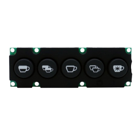 صفحه کلید سیلیکونی اصلی اسپرسوساز کنتی CC200 | پنل دکمه‌ای 5 کلیده Conti ساخت فرانسه