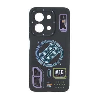 کاور محافظ Defender طرح مگ سیف هولوگرامی برای گوشی شیائومی Redmi 15C / Poco C85