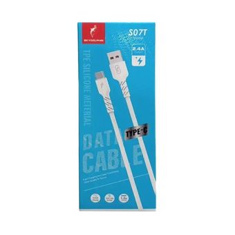 کابل شارژ اسکای دلفین مدل S07t – شارژ سریع و انتقال اطلاعات با کیفیت بالا و طول 100 سانتی‌متر