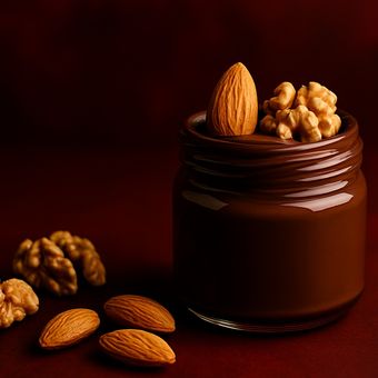 شوکوباگر (شکلات صبحانه + مغز گردو و بادام)