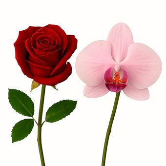 باکس گل رز و ارکیده