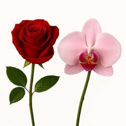 باکس  گل رز و ارکیده