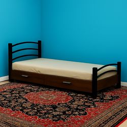 تخت خواب یکنفره طرح آیدا؛ مینیمال و شیک