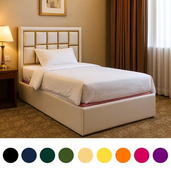 تخت خواب یک‌نفره مدل صبا (ام دی اف فلز)