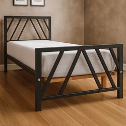 تخت خواب یک نفره فلزی مدل الگانس