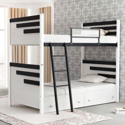 تخت خواب دو طبقه مدل سه خط