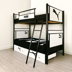 تخت دو طبقه کشودار مدل پوما