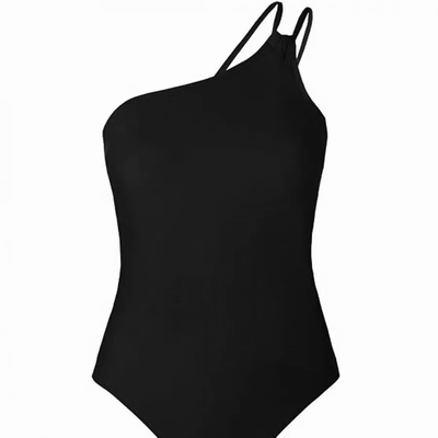 مایو یک تکه زنانه اورجینال برند کاپشی cupshe رومی پشت بنددار