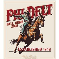 برچسب DTF استیکر حرارتی لباس طرح CowBoy