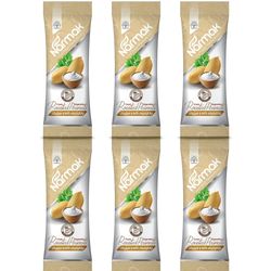 بادام زمینی خامه و سبزیجات نارمک 210 گرم بسته 6 عددی