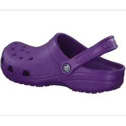 Iconic Crocs Comfort Baby Clogs 4C Purple Rubbler Slip On Classic Fit Shoes