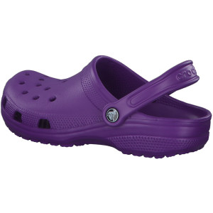 Iconic Crocs Comfort Baby Clogs 4C Purple Rubbler Slip On Classic Fit Shoes