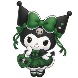 برچسب DTF استیکر حرارتی لباس مدل کرومی سبز