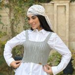 کراپ تاپ زنانه دستبافت شاهو مدل Marlisse