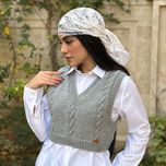 کراپ‌ تاپ زنانه دستبافت شاهو مدل Rivora