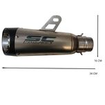 اگزوز موتور سیکلت اس سی پروجکت مدل SIL-SML مناسب برای هوندا CBR 1000RR، سوزوکی GSX-R1000