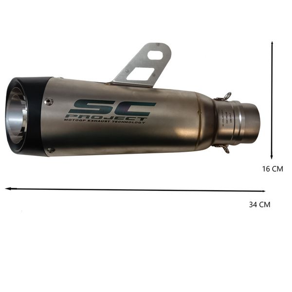 اگزوز موتور سیکلت اس سی پروجکت مدل SIL-SML مناسب برای هوندا CBR 1000RR، سوزوکی GSX-R1000
