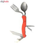 قاشق و چنگال مسافرتی تاشو چند کاره