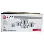 سرویس قابلمه استیل 10 پارچه ام جی اس مدل CWS6116