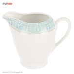 سرویس 102 پارچه چینی زرین ایران سری ایتالیا اف مدل سپید صدف درجه یک