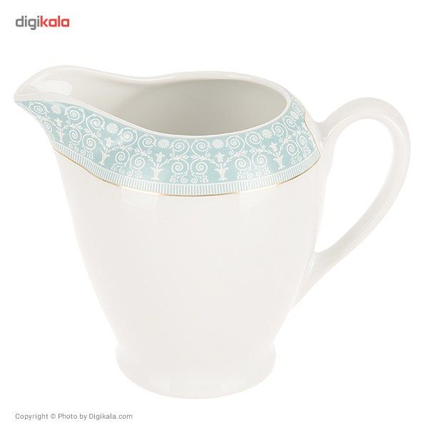 سرویس 102 پارچه چینی زرین ایران سری ایتالیا اف مدل سپید صدف درجه یک