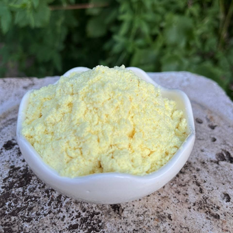 (100گرم)پودر کره طبیعی برند عروس | طعم طبیعی و غنی کره، ماندگاری بالا و مناسب پخت‌وپز