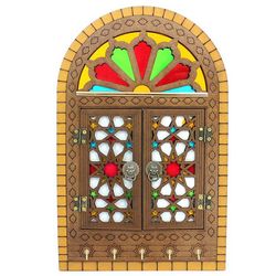 جا کلیدی مدل سنتی چوبی  آینه دار