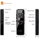 ضبط کننده حرفه ای دیجیتالی صدا تسچیسن مدل XT-V90-666