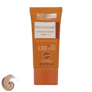 کرم ضد آفتاب رنگی فیس دوکس SPF 30 مدل photosome 02  محافظ اشعه UVA و UVB، ‌ضد آب، مناسب پوست های خشک حجم 40 میلی لیتر*926