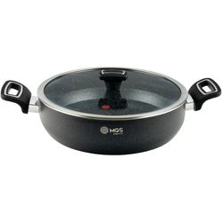 تابه گرانیت ام جی اس مدل دو دسته گارنت کد GR02 سایز 28