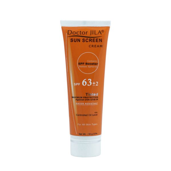 کرم ضدآفتاب دکتر ژیلا مدل Tinted با SPF63، حجم 50میلی‌لیتر