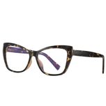 فریم عینک طبی گربه ای زنانه مدل O2002C6 مناسب برای صورت گرد و بیضی
