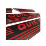 برچسب پارکابی خودرو طرح QUIK مجموعه 4 عددی مناسب برای کوییک