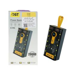 پاوربانک PD و فست شارژ DST 22.5W 20000mAh مدل D-P95 - مشکی - DST ( شش ماهه شرکتی)