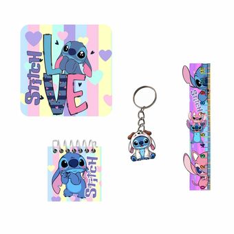 بسته لوازم تحریر مدل استیچ کد 4 مجموعه 4 عددی - جین 12 عددی