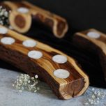 جاشمعی چوب طبیعی بزرگ | کالکشن کنده