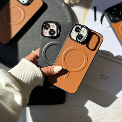 قاب مگ سیف چرمی لنز استند شو / (کدC1867)