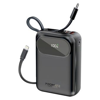 پاوربانک پرومیت مدل POWERPOD-20.BLK ظرفیت 20000 میلی‌آمپرساعت با گارانتی شرکتی