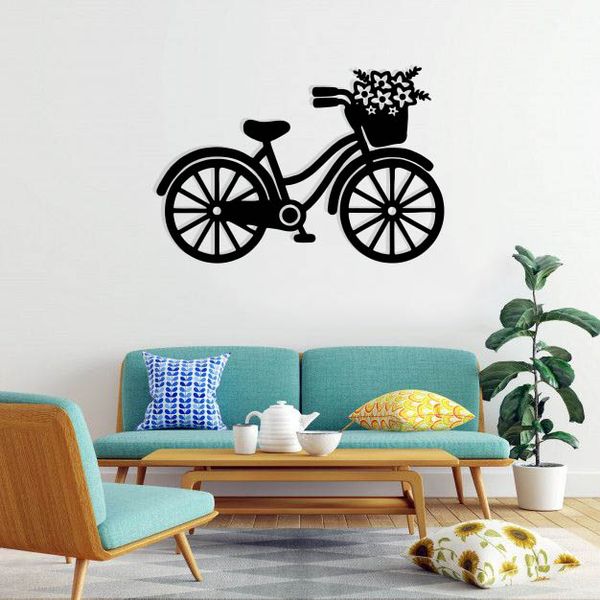 استیکر دیواری طرح دوچرخه کد 003